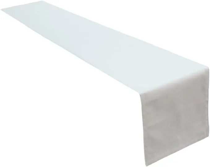 Chemin de table (3 mètres, Blanc)
